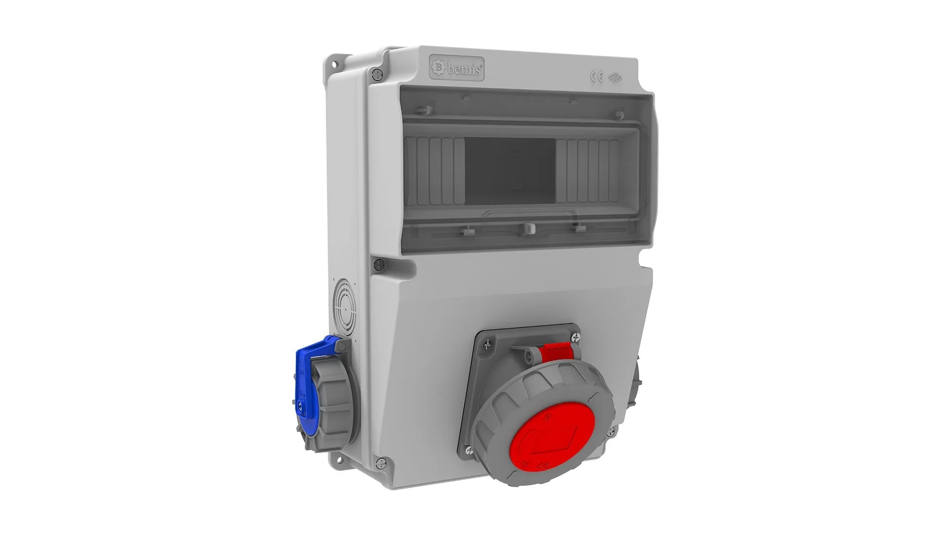 Bemis BD2-6129-2020 Bemis 5/32A. 45°EğIK M.p 1 Ad. Ön. 1/16A IP68 2 Ad. Yan IP66 BD2-6129-2020