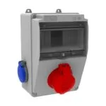 Bemis Ön 1 Ad. 3/25A. 380V. Yan 2 Ad. 1/16A. 220V. IP44 BD5-2105-2020