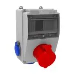 Bemis 4/32A. 380V. 1 Ad. Ön - 1/16A. 220V. 2 Ad. Yan - 1/16A. 220V. 2 Ad. Alt IP44 BD5-2128-4020