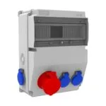 Bemis 5/16A. 380V. 1 Ad. Ön - 1/16A. 220V. 2 Ad. Ön - 1/16A. 220V. 2 Ad. Yan IP44 BD6-2118-2022