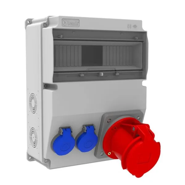 Bemis 5/63A. 380V. 1 Ad. Ön - 1/16A. 220V. 2 Ad. Ön IP44 BD6-2149-2020