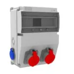 Bemis 4/16A. 380V. 2 Ad. Ön - 1/16A. 220V. 2 Ad. Yan IP44 BD6-2212-2020