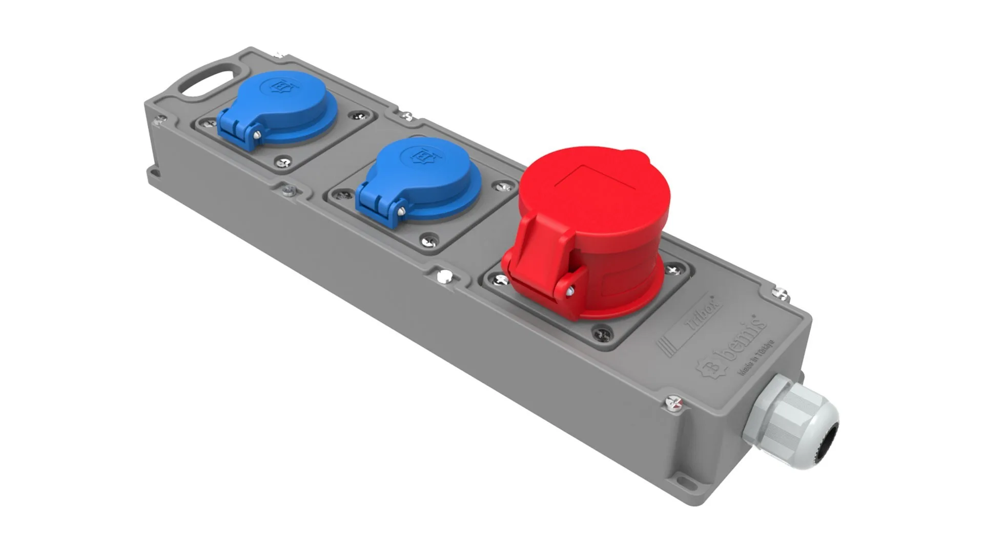 Bemis 5/16A. 380V. 1 Ad. + 1/16A. 220V. 2 Ad. IP44