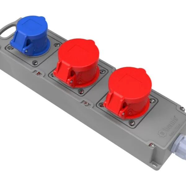 Bemis 5/16A. 380V. 2 Ad. + 3/16A. 220V. 1 Ad. IP44