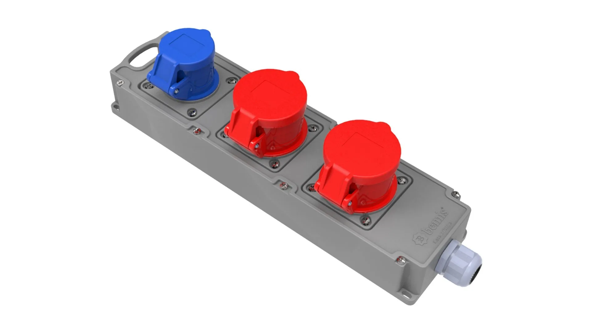 Bemis 5/16A. 380V. 2 Ad. + 3/16A. 220V. 1 Ad. IP44