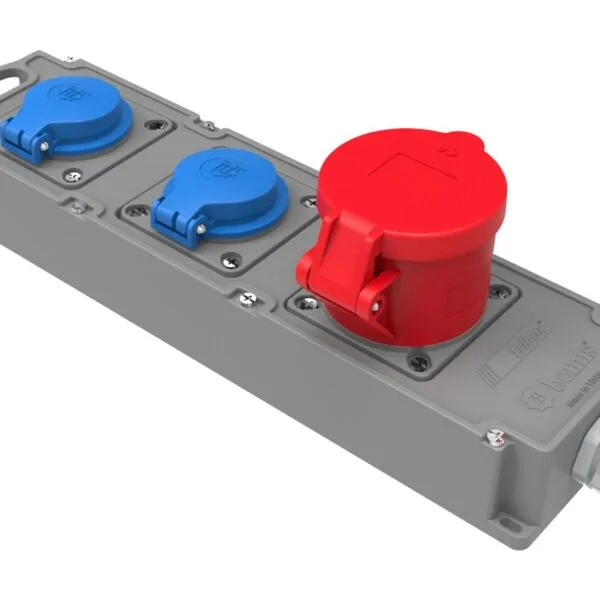 Bemis 5/32A. 380V. 1 Ad. + 1/16A. 220V. 2 Ad. IP44