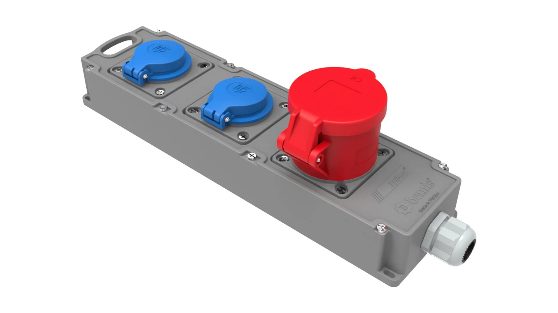 BG4-1019-1010 Bemis 5/32A. 380V. 1 Ad. + 1/16A. 220V. 2 Ad. IP44