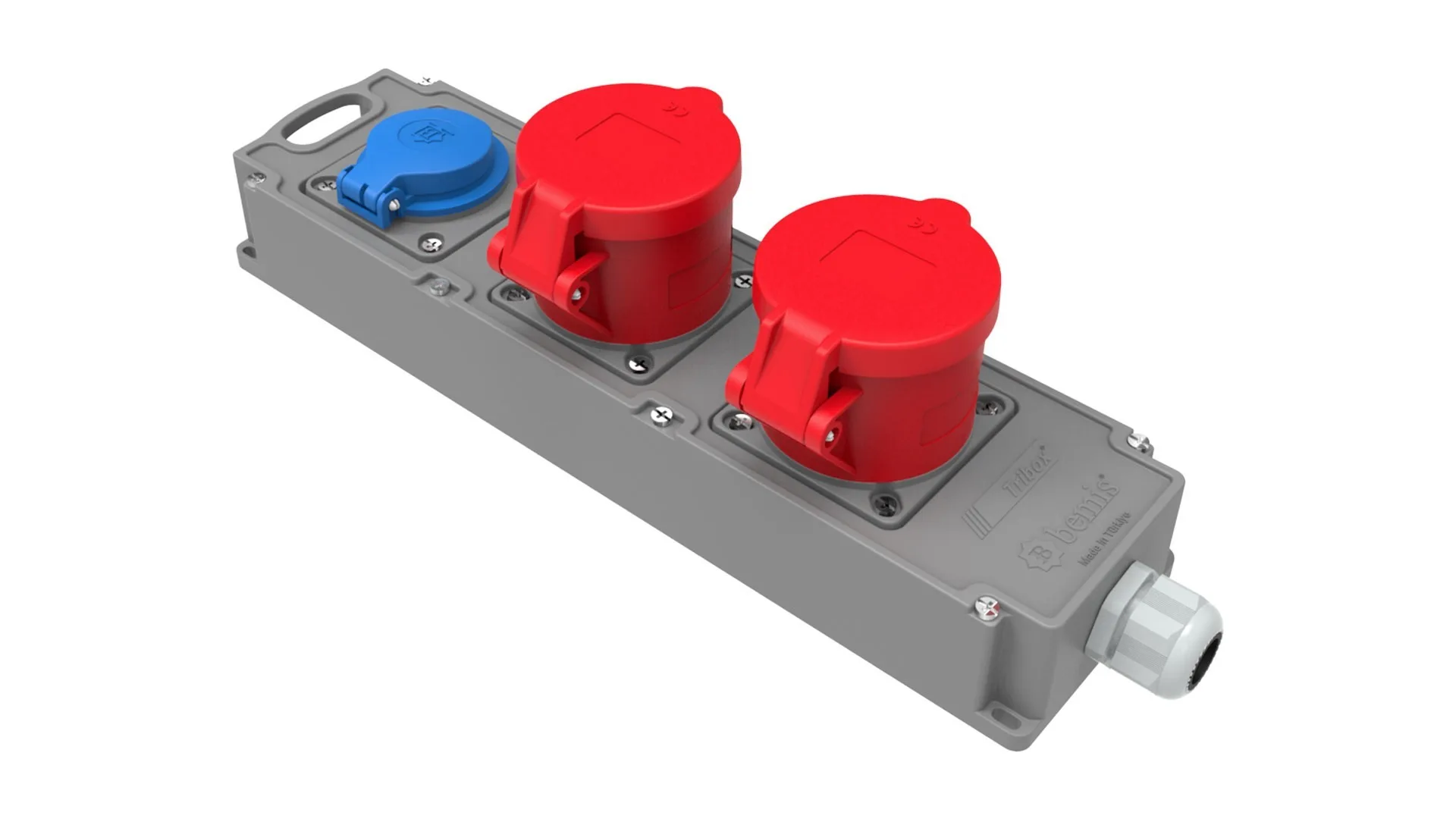 Bemis 5/32A. 380V. 2 Ad. + 1/16A. 220V. 1 Ad. IP44