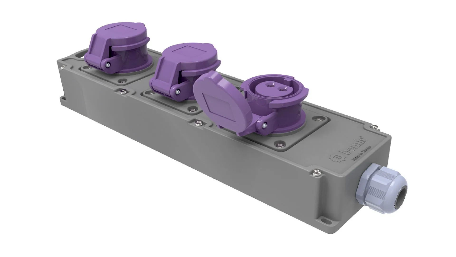 Bemis 3/16A. 24V. 1 Ad. + 2/16A. 24V. 2 Ad. IP44