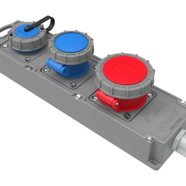 Bemis 5/16A. 380V. 1 Ad. + 3/16A. 220V. 1 Ad. + 1/16A. 220V. 1 Ad. IP67