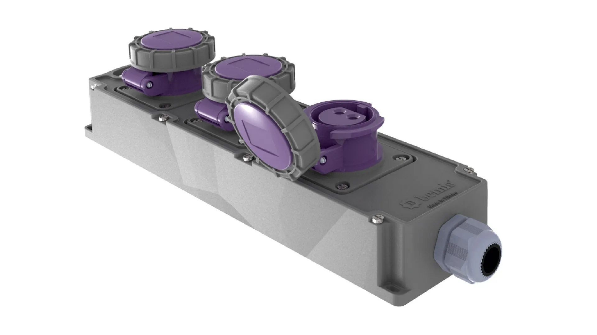 Bemis 3/16A. 24V. 1 Ad. + 2/16A. 24V. 2 Ad. IP67