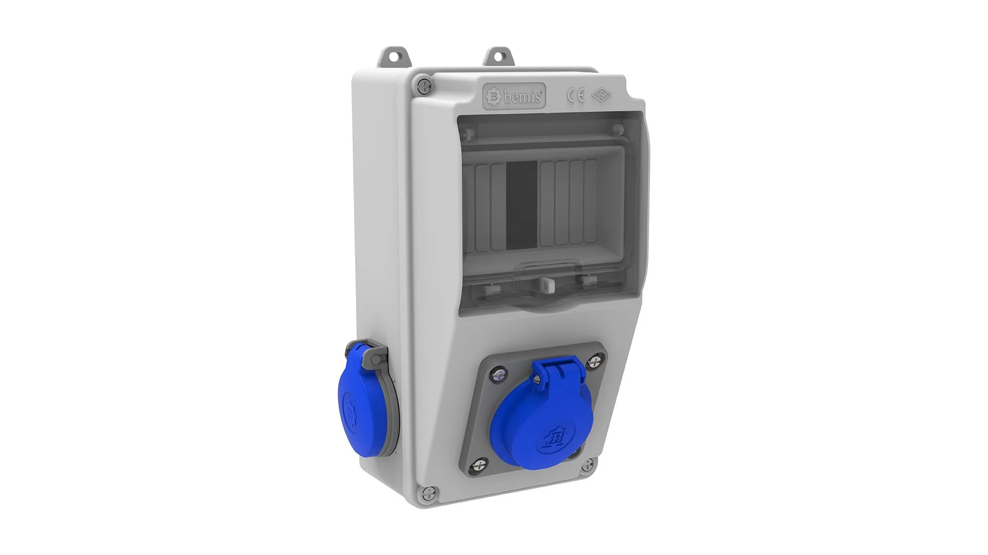 Bemis BH1-2103-2020 Bemis 1/16A. 220V. 1 Ad. M.p. Ön-1/16A. 220V. 2 Ad. Yan IP44 BH1-2103-2020