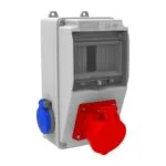 Bemis 4/16A. 380V. 1 Ad. Ön. 1/16A. 220V. 2 Ad. Yan IP44 BH1-2112-2020