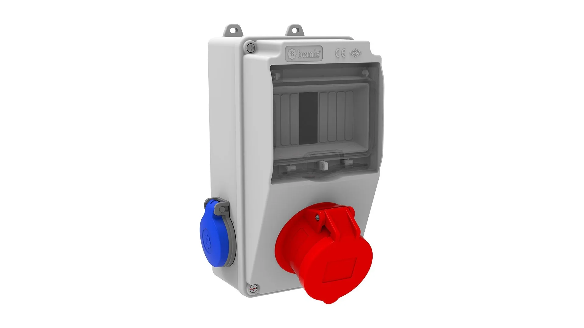 Bemis BH1-2118-1020 Bemis 5/16A. 380V. 1 Ad. Ön - 1/16A. 220V. 1 Ad. Yan IP44 BH1-2118-1020