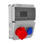 Bemis 5/32A. 380V. 1 Ad. Ön - 1/16A. 220V. 1 Ad. M.p. Ön IP44 BH2-2134-1030