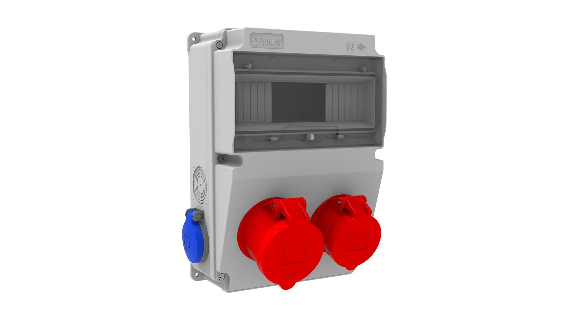 Bemis BH2-2134-1182 Bemis 5/32A. 380V. 1 Ad. Ön - 5/16A. 380V. 1 Ad. Ön - 1/16A. 220V. 2 Ad. Yan IP44 BH2-2134-1182