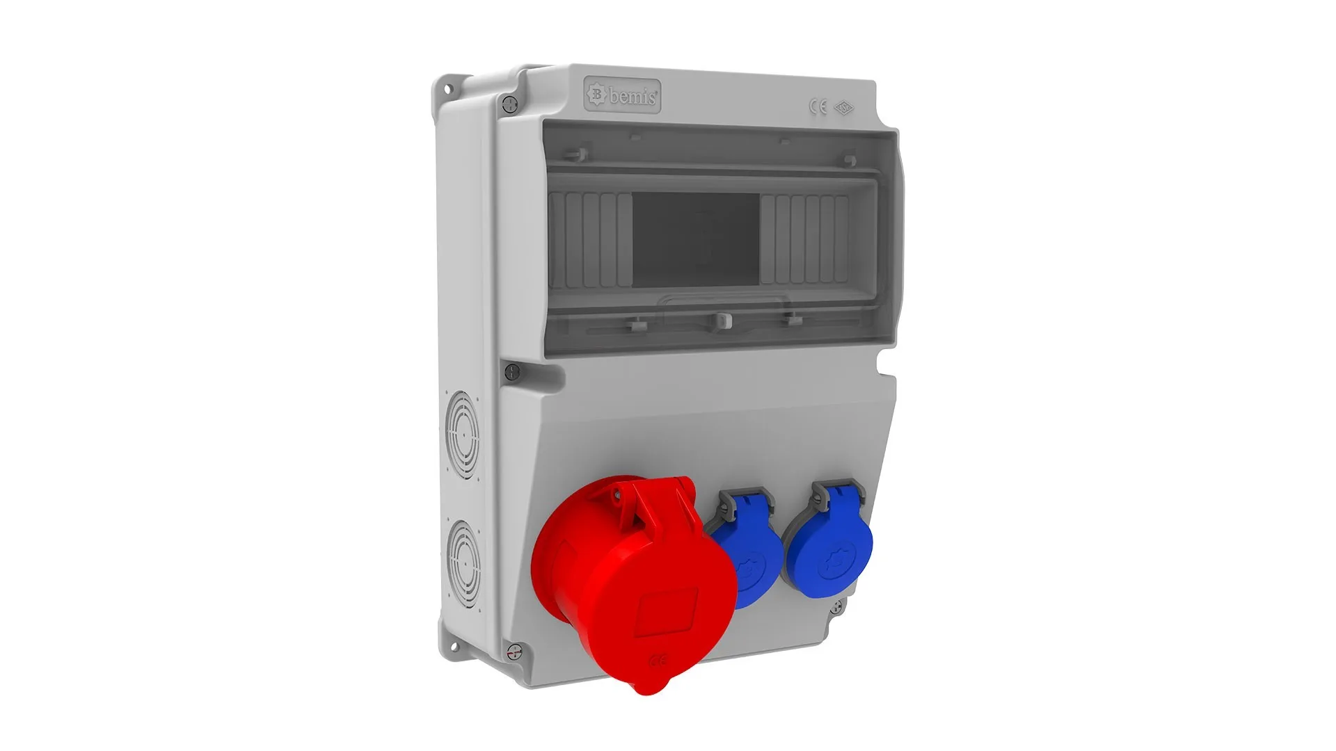 Bemis BH2-2134-2020 Bemis 5/32A. 380V. 1 Ad. Ön - 1/16A. 220V. 2 Ad. Ön IP44 BH2-2134-2020