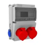 Bemis Ön 2 Ad. 5/32A. 380V. Yan 2 Ad. 1/16A. 220V. IP44 BH2-2234-2020