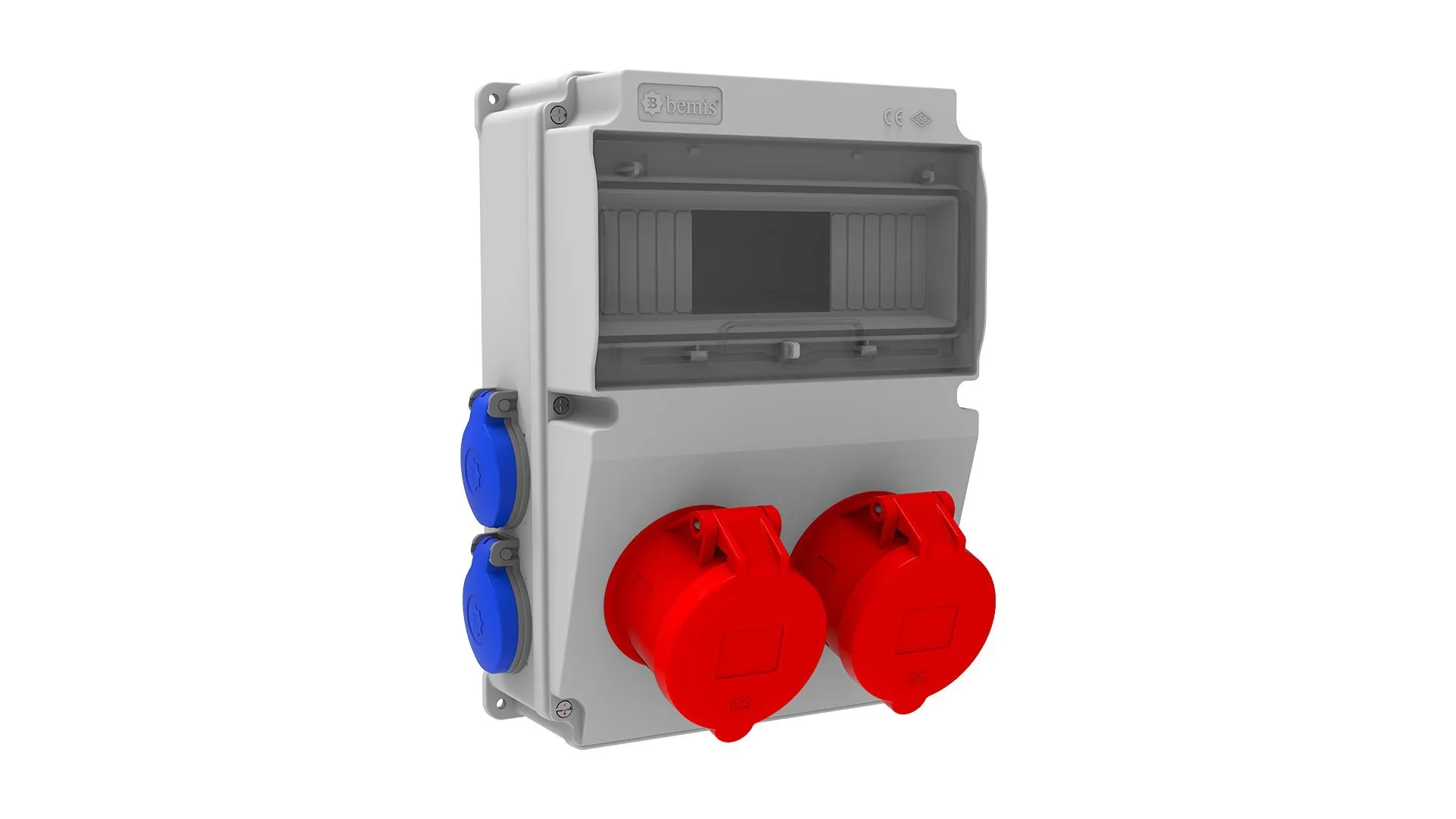 Bemis BH2-2234-4020 Bemis 5/32A. 380V. 2 Ad. Ön - 1/16A. 220V. 4 Ad. Yan IP44 BH2-2234-4020