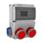 Bemis 5/16A. 380V. IP67 2 Ad. Ön 1/16A. 220V. IP68 2 Ad. Yan IP66 BH2-6214-2020