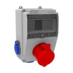 Bemis 5/32A. 380V. 1 Ad. Ön - 1/16A. 220V. 2 Ad. Yan - 1/16A. 220V. 2 Ad. Alt IP44 BH5-2134-4020