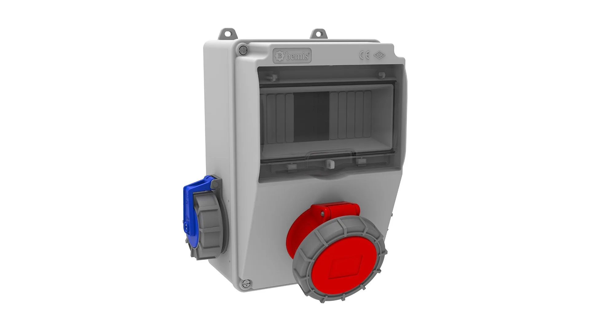Bemis BH5-6114-2020 Bemis Ön 1 Ad. 5/16A. 380V. Yan 2 Ad. 1/16A. 220V. IP66 BH5-6114-2020
