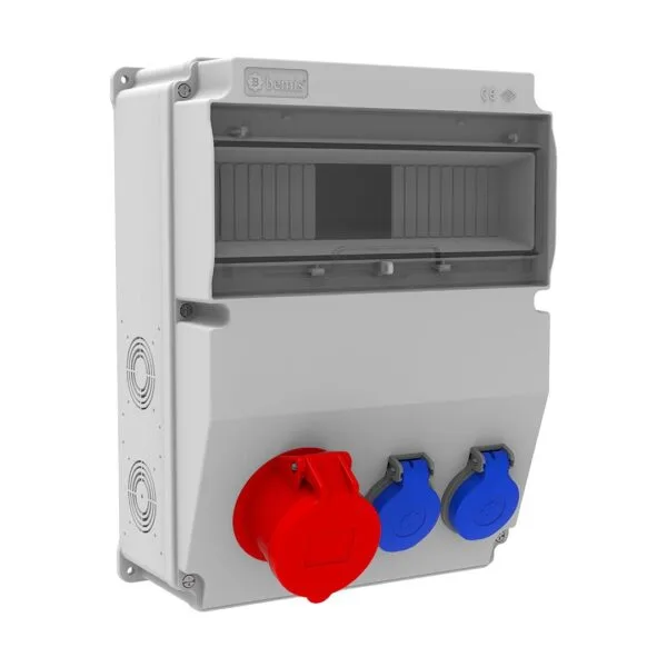 Bemis 5/16A. 380V. 1 Ad. Ön - 1/16A. 220V. 2 Ad. Ön IP44 BH6-2118-2020