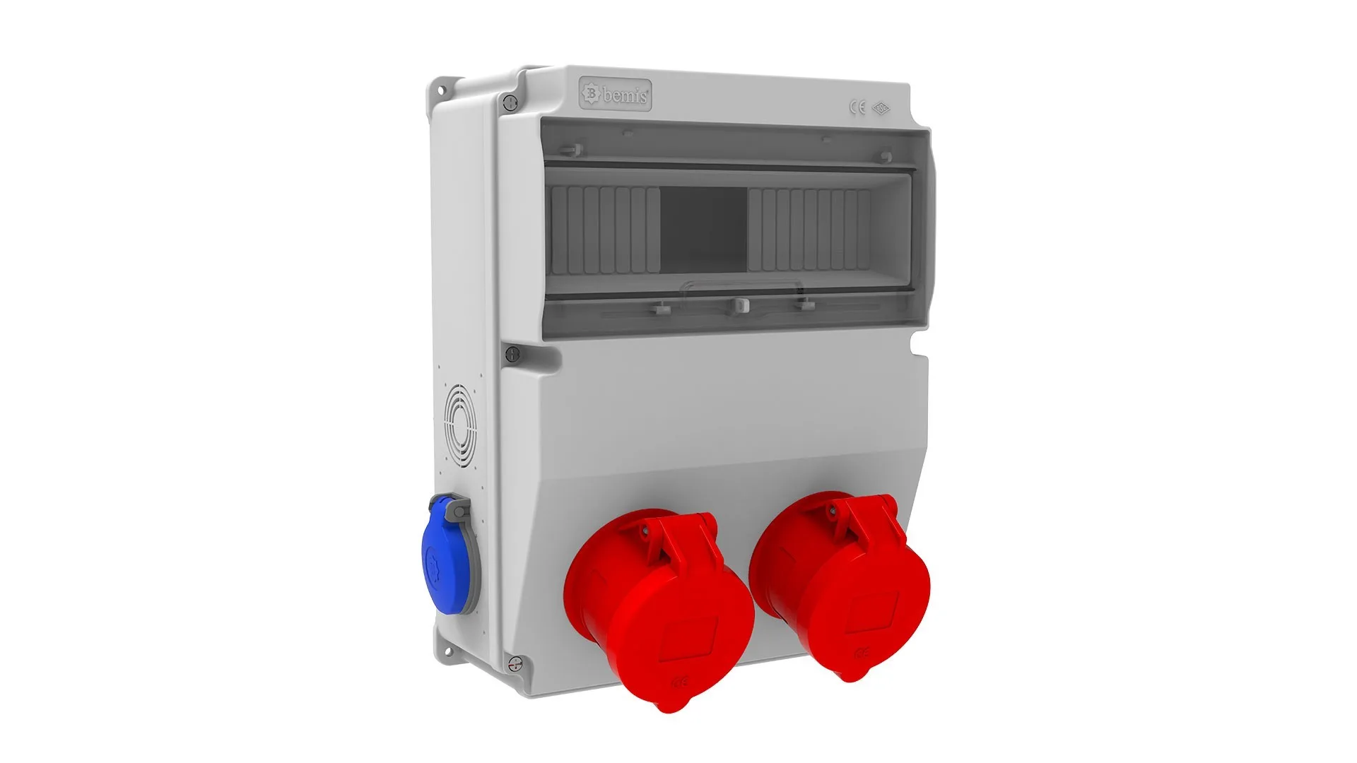 Bemis BH6-2228-2020 Bemis 4/32A. 380V. 2 Ad. Ön - 1/16A. 220V. 2 Ad. Yan IP44 BH6-2228-2020