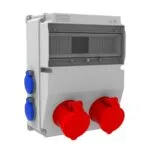 Bemis 5/32A. 380V. 2 Ad. Ön - 1/16A. 220V. 4 Ad. Yan IP44 BH6-2234-4020