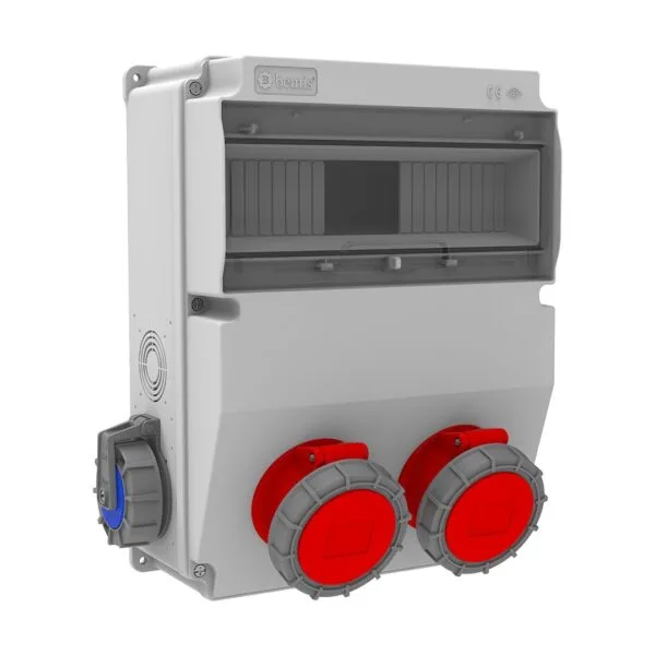 Bemis 5/16A. 380V. 2 Ad. Ön - 1/16A. 220V. 2 Ad. Yan IP66 BH6-6214-2020