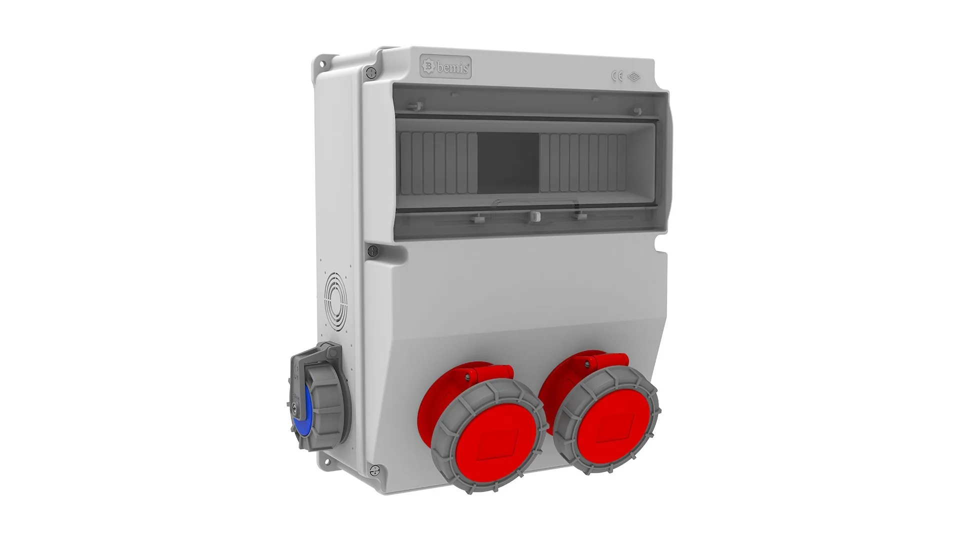 Bemis BH6-6214-2020 Bemis 5/16A. 380V. 2 Ad. Ön - 1/16A. 220V. 2 Ad. Yan IP66 BH6-6214-2020