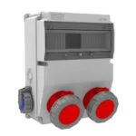 Bemis 4/32A. 380V. 2 Ad. Ön - 1/16A. 220V. 2 Ad. Yan IP66 BH6-6224-2020