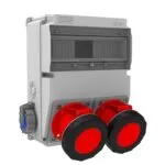 Bemis 5/63A. 380V. 2 Ad. Ön - 1/16A. 220V. 2 Ad. Yan IP66 BH6-6245-2020