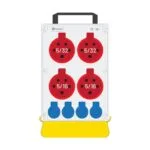 Bemis 5/32A 380V IP44 2 Adet 5/16A 380V IP44 2 Adet 1/16A 220V IP44 4 Adet Prizli Kulplu Destek Ayaklı Powerbox IP44