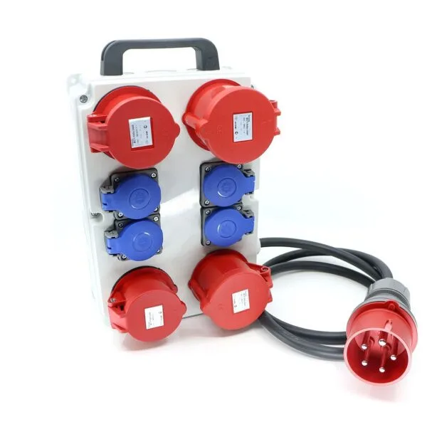 Bemis 5/32A 2 Adet 5/16A 2 Adet 1/16A 4 Adet İ Kulplu 5/32A Fişli Powerbox IP44