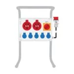 Bemis 5/16A 380V IP44 2 Adet 1/16A 220V IP44 5 Adet Prizli Şalterli Boru Ayaklı 5/16A Fişli Powerbox IP44