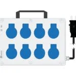 Bemis 1/16A 220V IP44 8 Adet Prizli Kulplu 1/16A Fişli Powerbox IP44