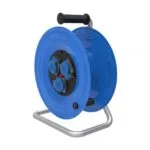 Bemis 1/16A. 220V. 3 Ad. Fransız Prizli Metal Makara 3x2,5mm TTR 50m. Kap. Termal Sigortalı IP44