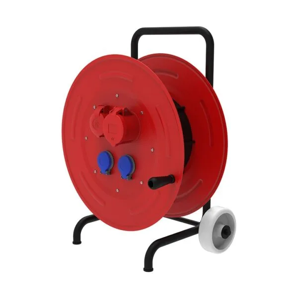 Bemis 1/16A. 220V. 1 Ad. 3/25A. 380V. 1 Ad. 5/32A. 380V. 1 Ad. Prizli Metal Makara 5x2,5mm TTR 100m. Kapasiteli Arabalı IP44