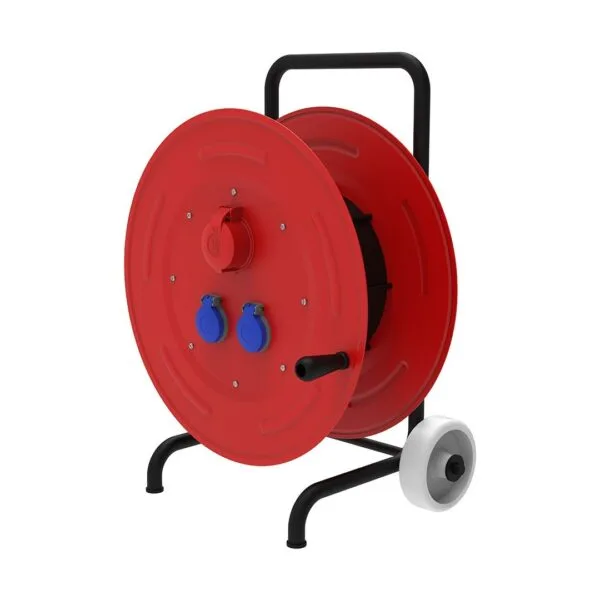 Bemis 1/16A. 220V. 2 Ad. 3/25A. 380V. 1 Ad. Prizli Metal Makara 5x2,5mm TTR 100m. Kapasiteli Arabalı IP44