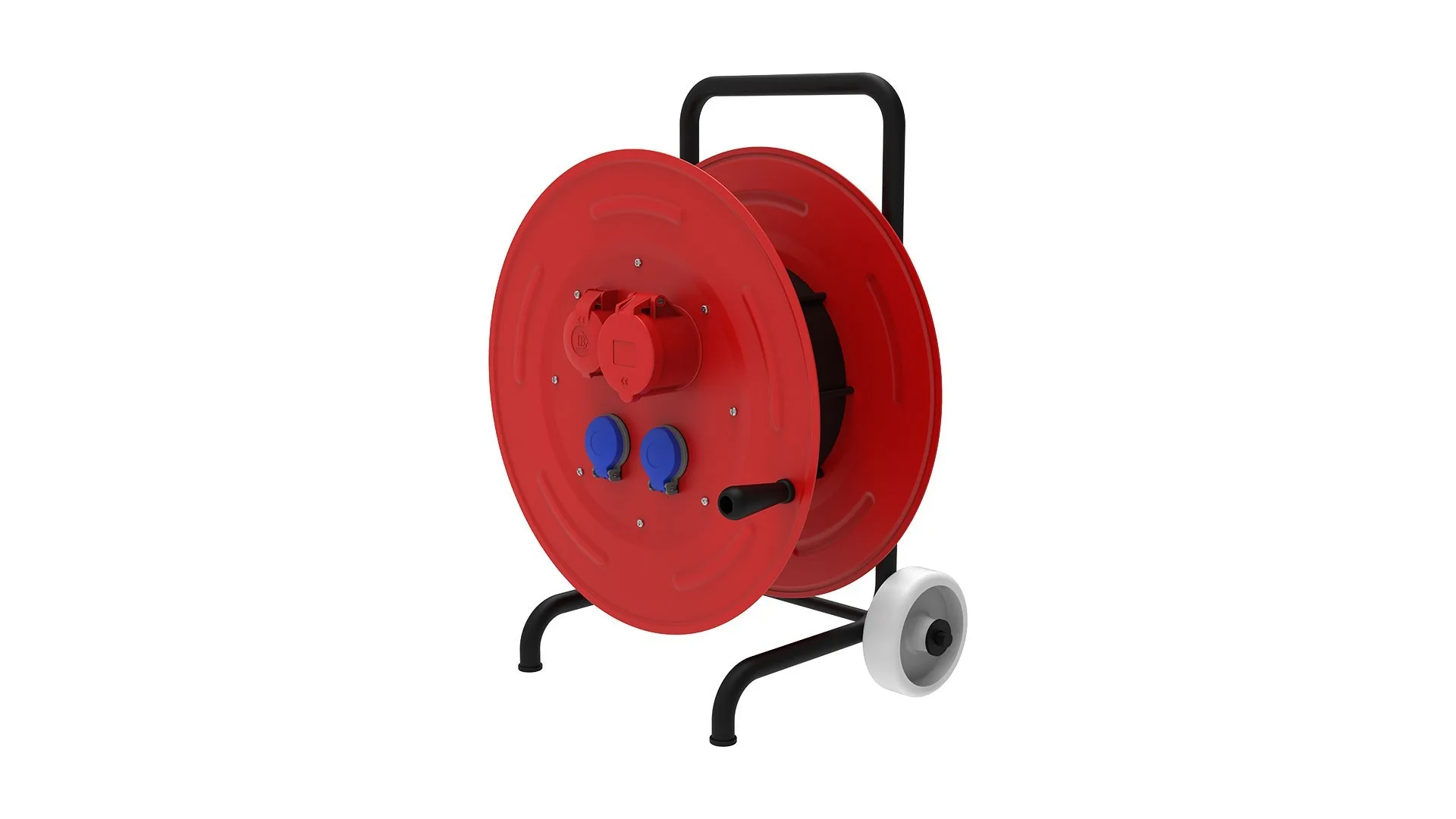 Bemis BM6-7203-1061 Bemis 1/16A. 220V. 2 Ad. 3/25A. 380V. 1 Ad. 5/16A. 380V. 1 Ad. Prizli Metal Makara 5x2,5mm TTR 100m. Kapasiteli Arabalı IP44