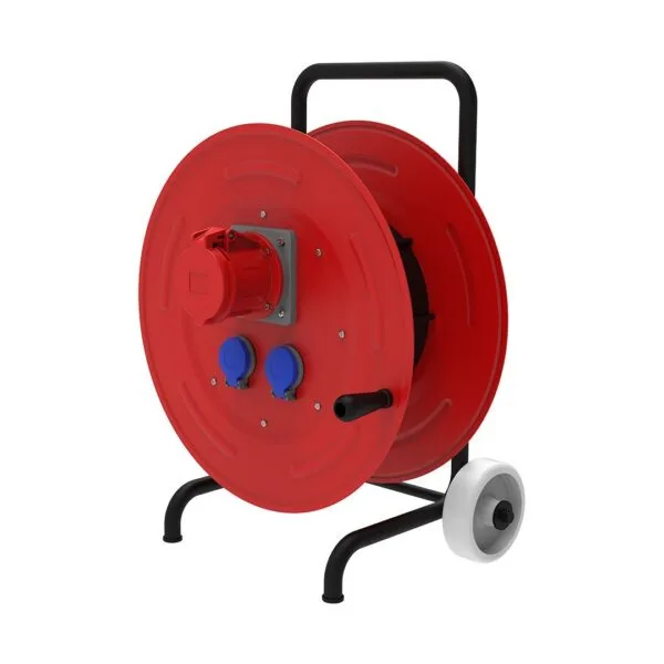 Bemis 1/16A. 220V. 2 Ad. 5/63A. 380V. 1 Ad. Prizli Metal Makara 5x2,5mm TTR 100m. Kapasiteli Arabalı IP44