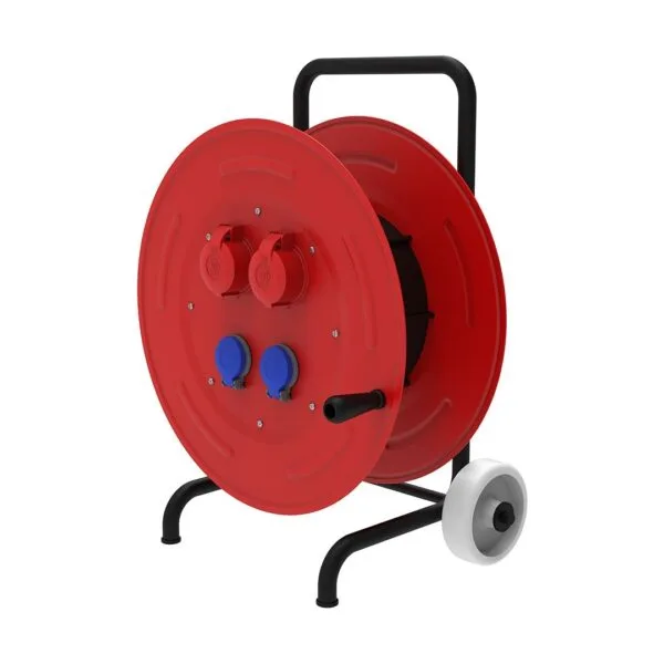 Bemis 1/16A. 220V. 2 Ad. 3/25A. 380V. 2 Ad. Prizli Metal Makara 5x2,5mm TTR 100m. Kapasiteli Arabalı IP44