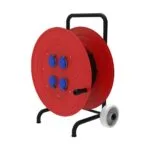 Bemis 1/16A. 220V. 4 Ad. Prizli Metal Makara 5x2,5mm TTR 100m. Kapasiteli Arabalı IP44