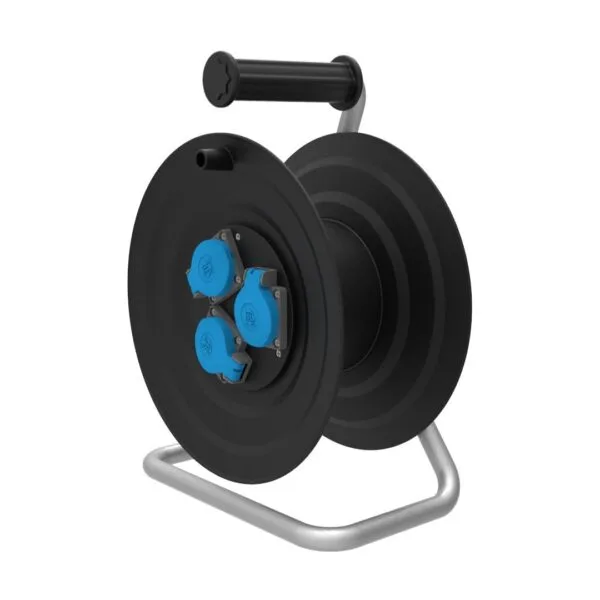 Bemis 1/16A. 3 Fransız Prizli Plastik Makara 3x1,5mm TTR 50m. Kapasiteli IP44