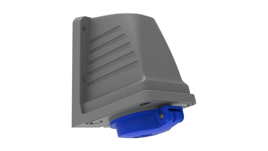 Bemis 90° Eğik Duvar Priz IP44