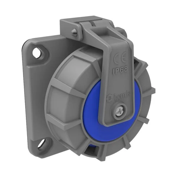 Bemis Hızlı Bağlantılı Makine Priz (Çocuk Koruma Kilitsiz) IP68