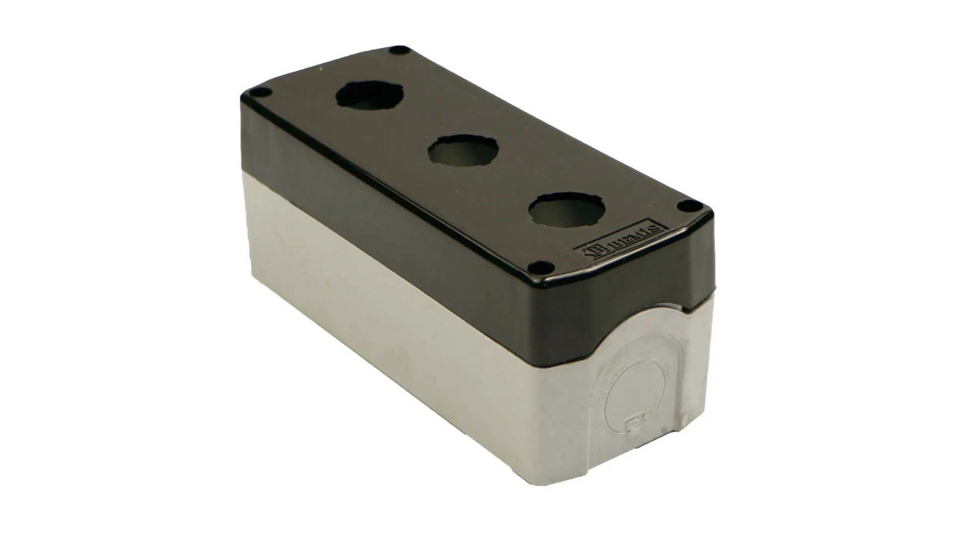 Bemis Abs Üçlü Siyah Buton Kutusu