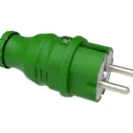 Bemis Düz Fiş (yeşil) IP44