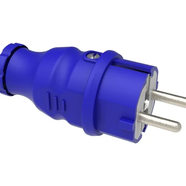 Bemis Düz Fiş (mavi) IP44 BV2-1402-2011